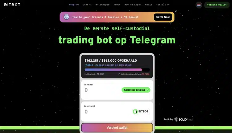 Beste Crypto Presale: Telegram Trading Bot Bitbot