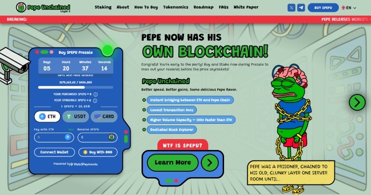 Pepe Unchained, welke crypto kopen