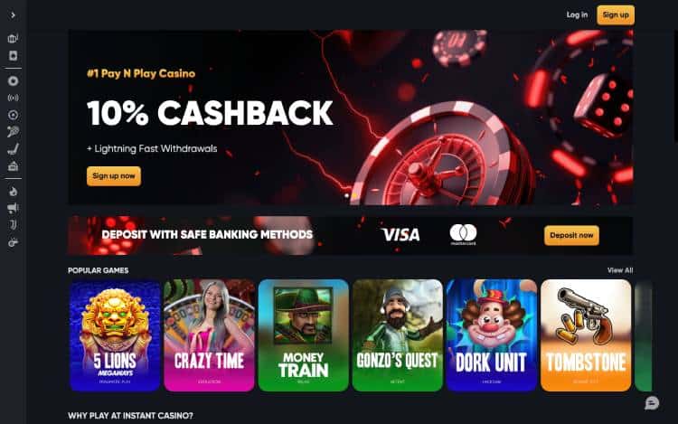 instant casino beste crash casino