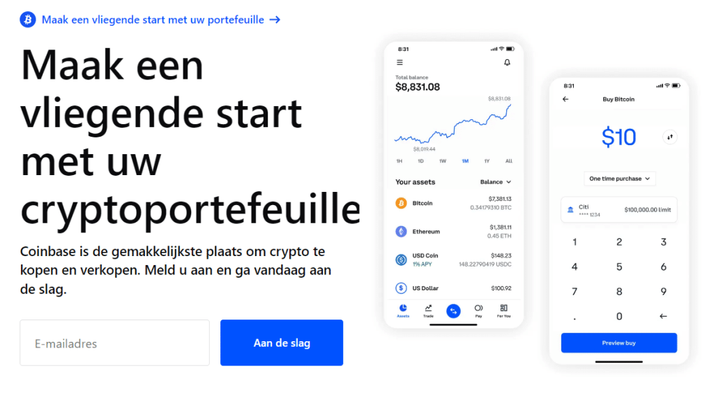 coinbase crypto portefeuille om Frog Wif Hat te kopen
