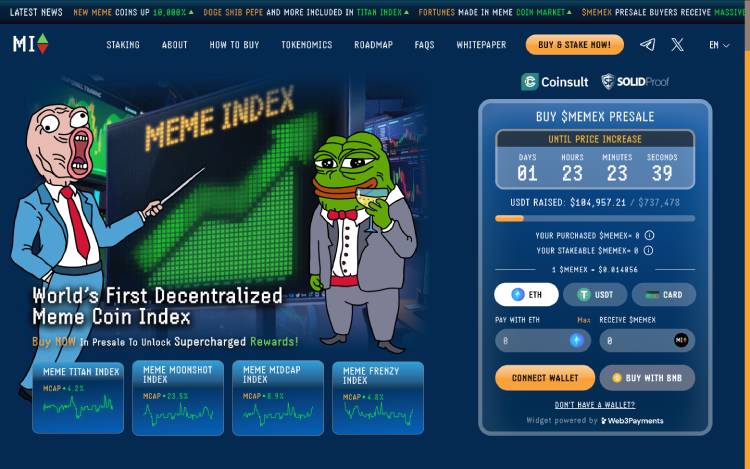 Meme Index, rijk worden met crypto