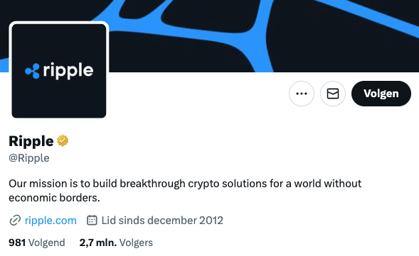 grootste cryptomunt - ripple