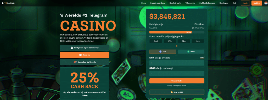 TG.casino kopen - Telegram casino token