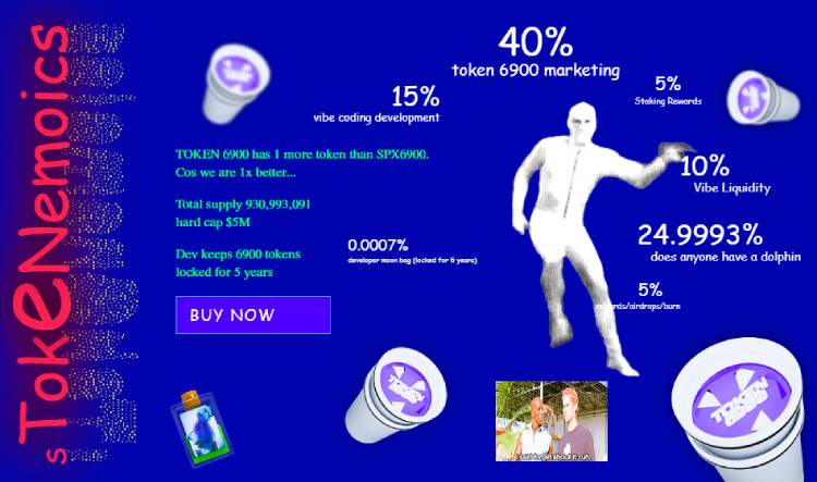 TOKEN6900 tokenomics