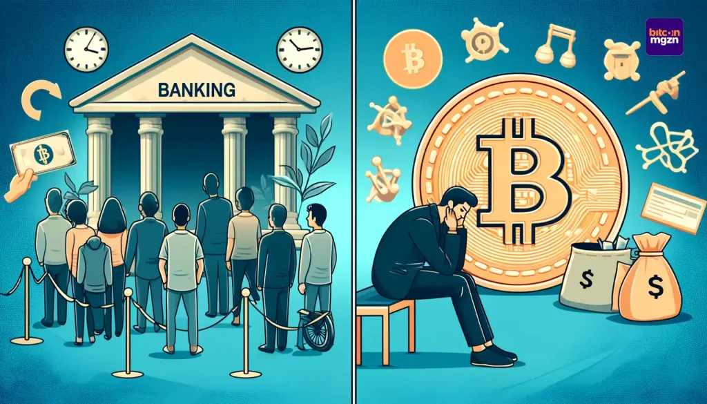 Waarom Bitcoin de frustraties van het traditionele banksysteem oplost