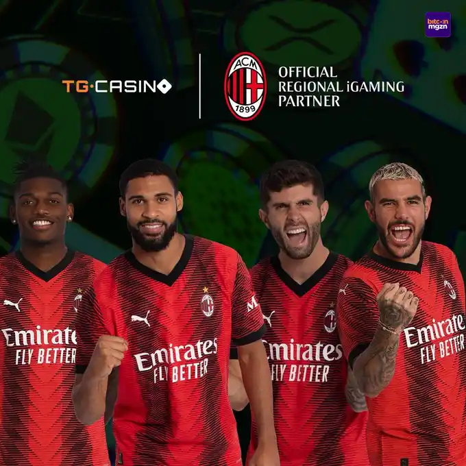 AC Milan en crypto casino TG.Casino slaan handen ineen