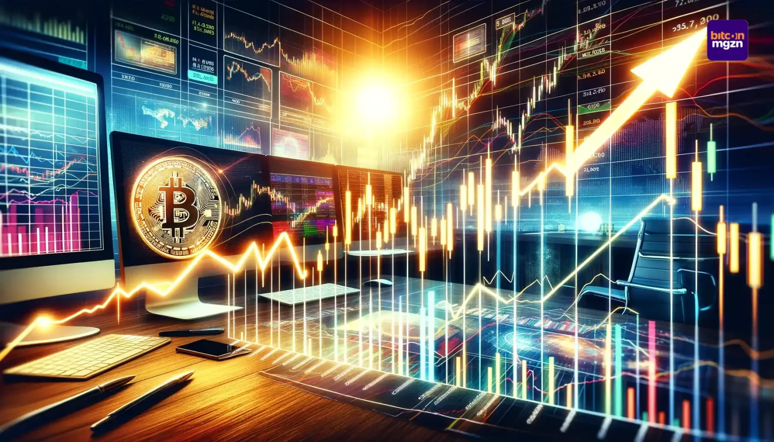 Bitcoin schiet door $71K dankzij ETF-invloeden