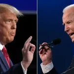 Politieke memecoins zakken tijdens Trump vs Biden debat