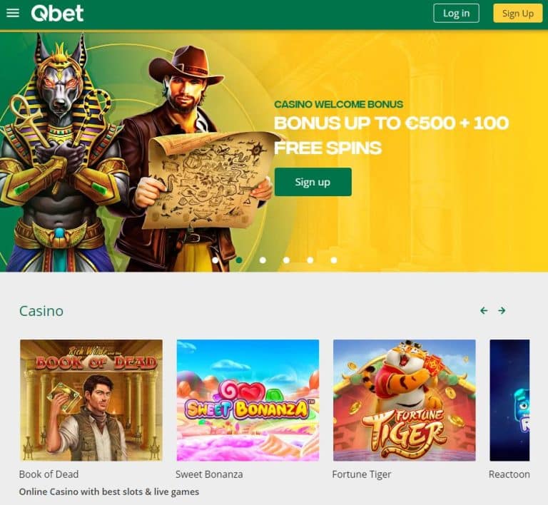 Qbet, beste online casino's