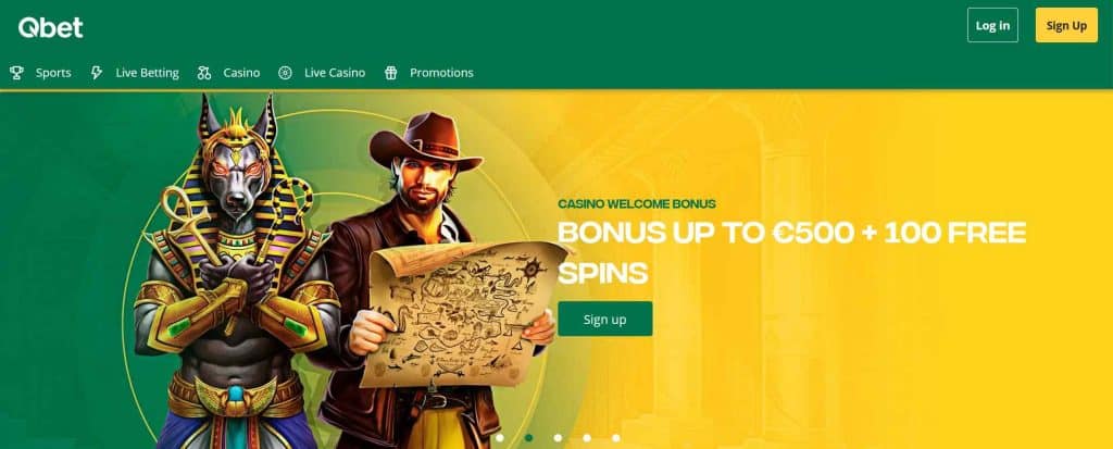 Nieuw online casino Qbet startpagina