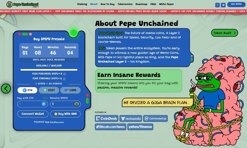 Pepe Unchained kopen