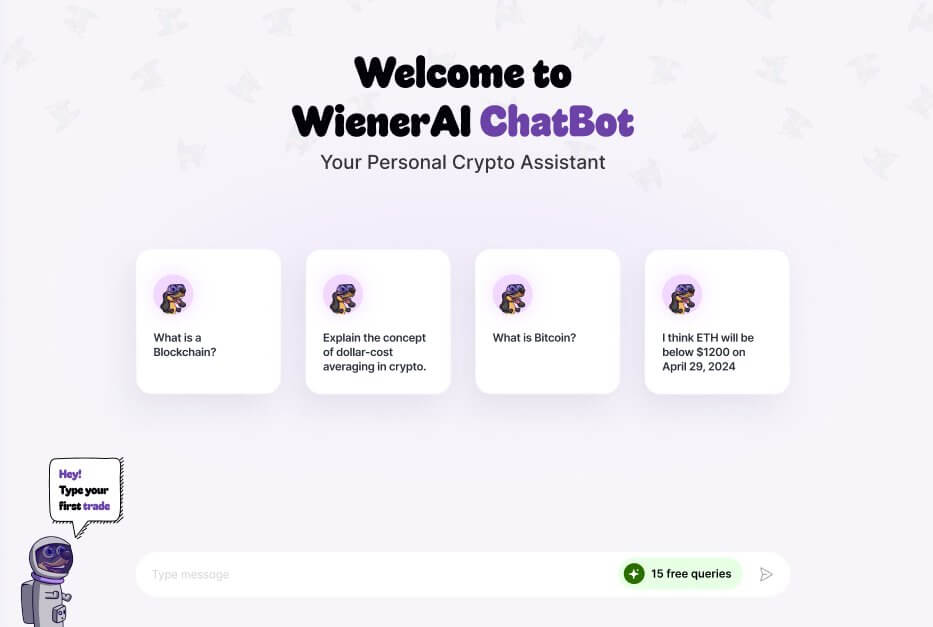 WienerAI crypto trading bot