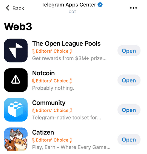 games telegram ton