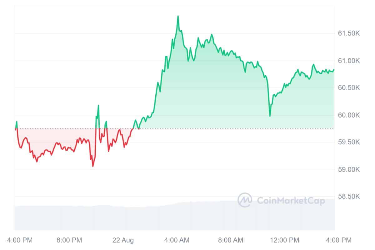 Bitcoin 1D Chart CoinMarketCap