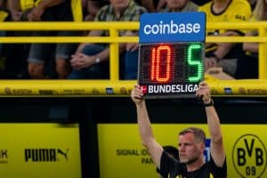 Coinbase scoort hattrick met Borussia Dortmund