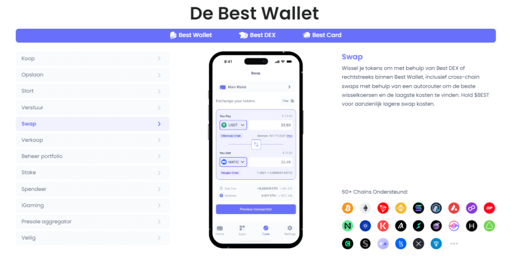 Best wallet crypto swap