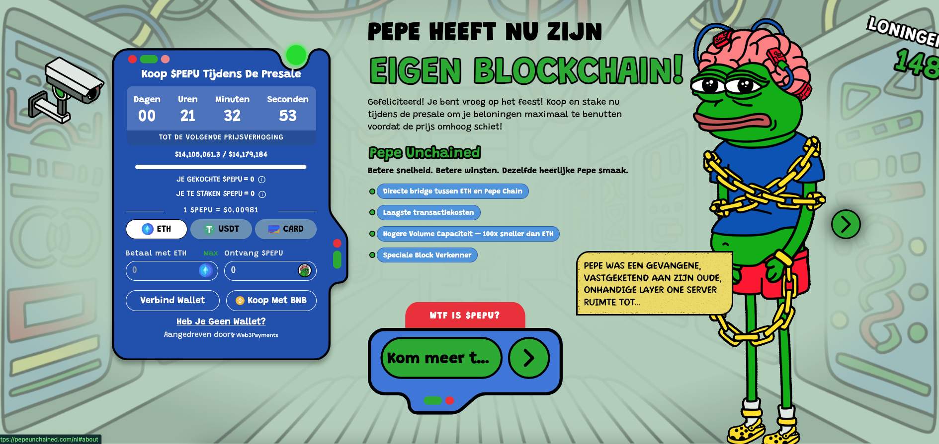 Pepe Unchained Presale