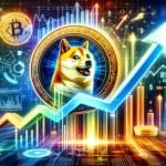 DOGE koers op het punt van breakout