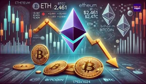 Ethereum koers daalt onder $2.500 – wat zijn de herstelkansen?