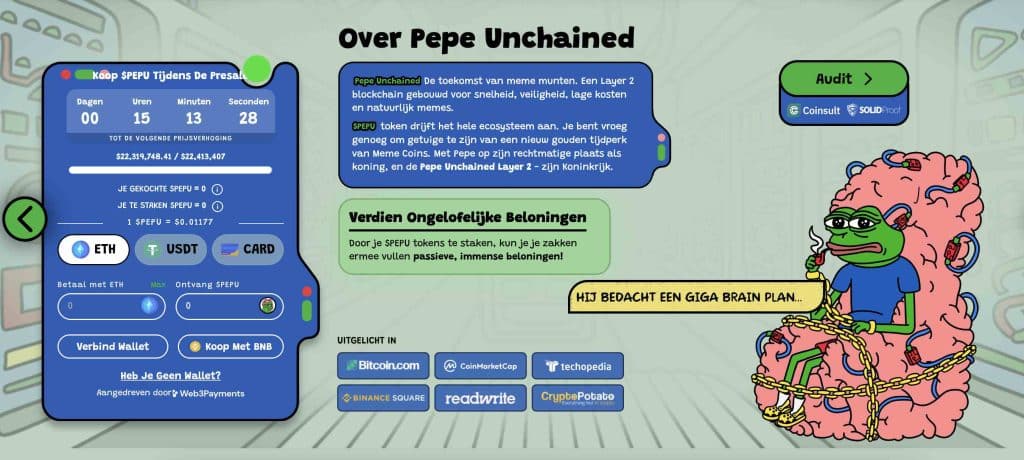 Pepe Unchained Presale