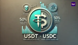 USDT en USDC veroveren 50% van de crypto transacties