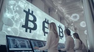 bitcoin BTC koers Wall Street