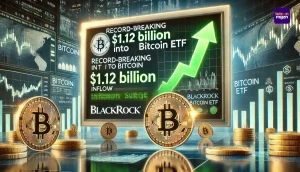 BlackRock Bitcoin ETF boekt record met $1,12 miljard inflow