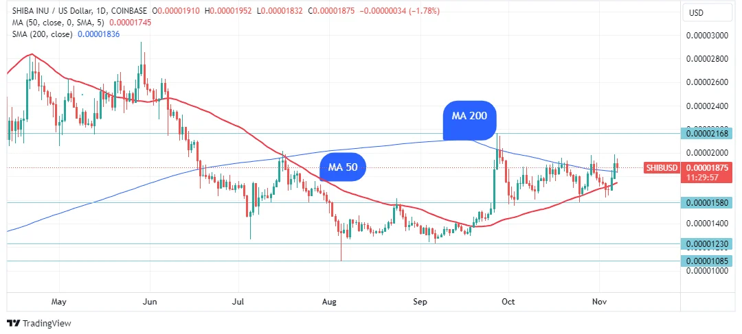 SHIB/USD Daily Chart, Courtesy: TradingView Read more on U.Today https://u.today/shiba-inu-shib-skyrockets-7429-in-whale-netflows-bullish