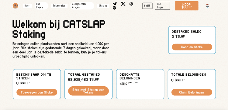 CatSlap staking