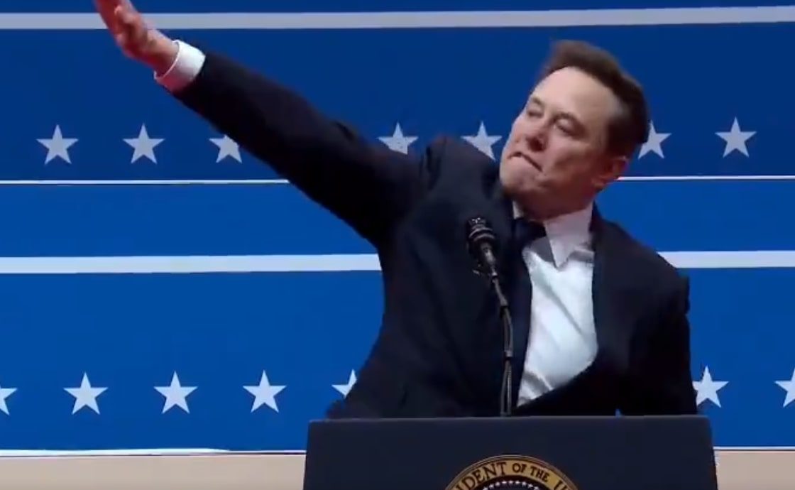 Elon Musk doet Hitlergroet tijdens Trump inauguratie DOGE reageert