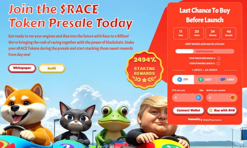 Race to a billion presale (1)