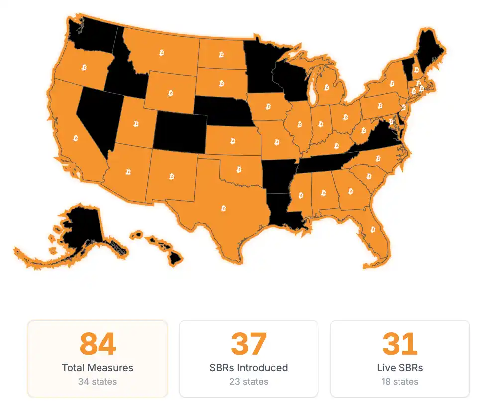 Deze states vragen voor Bitcoin SBR. 