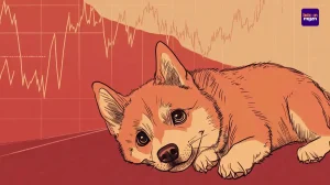 Dogecoin koers zakt onder steunlijn en dreigt met 18% daling