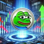 Analyse van PEPE Coin koersbewegingen met een mogelijk herstel van 55% na een sterke correctie.