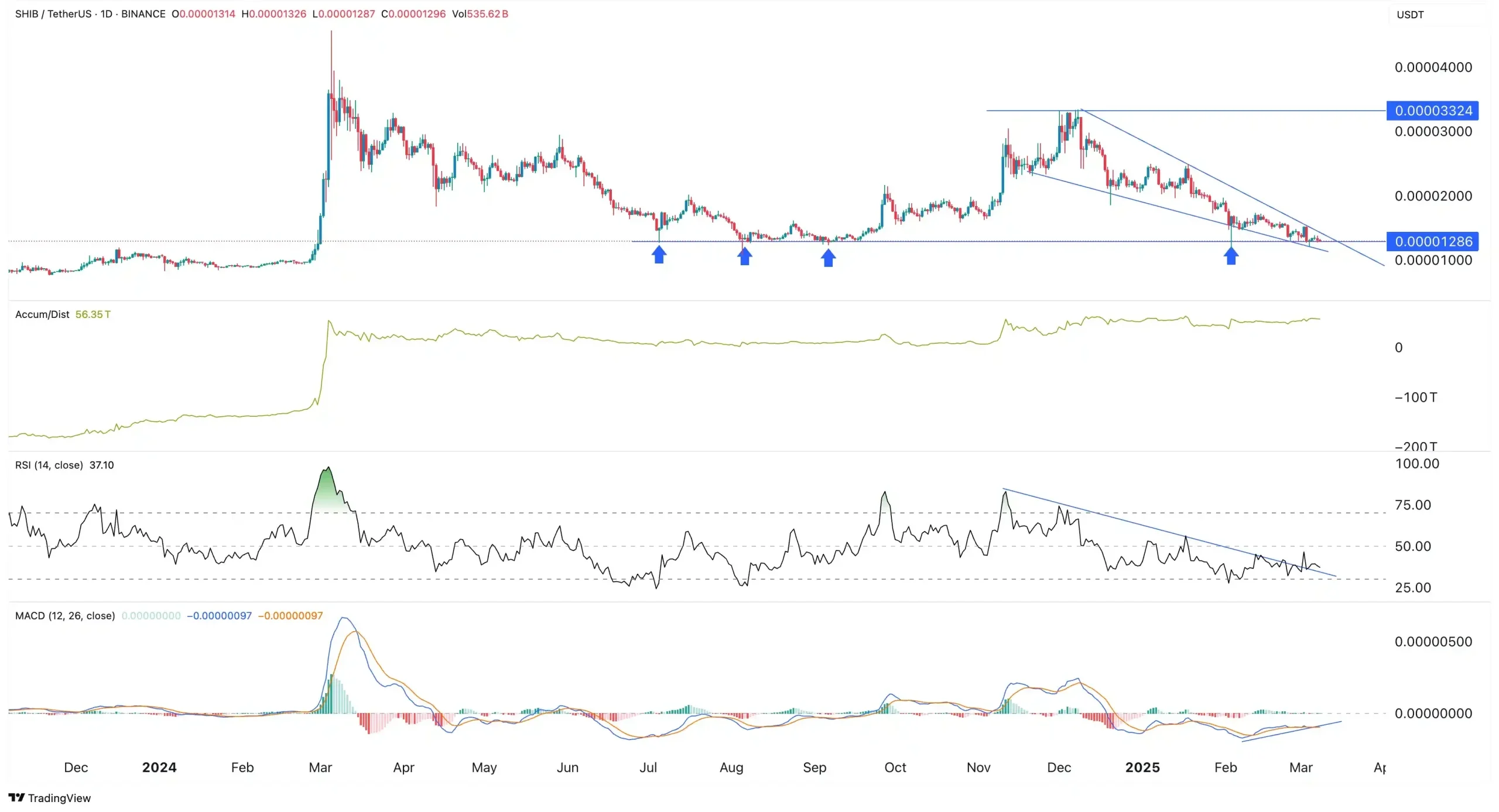 SHIB price chart | Source: crypto.news