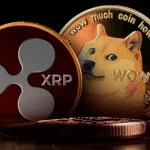 XRP en Dogecoin-integratie, inclusief handels- en rendementopties, gekoppeld aan blockchain-netwerken.