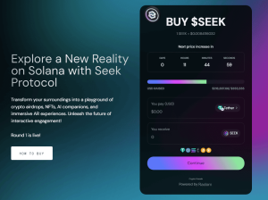 Seek Protocol haalt meer dan $200.000 op door AR, AI en Blockchain te combineren