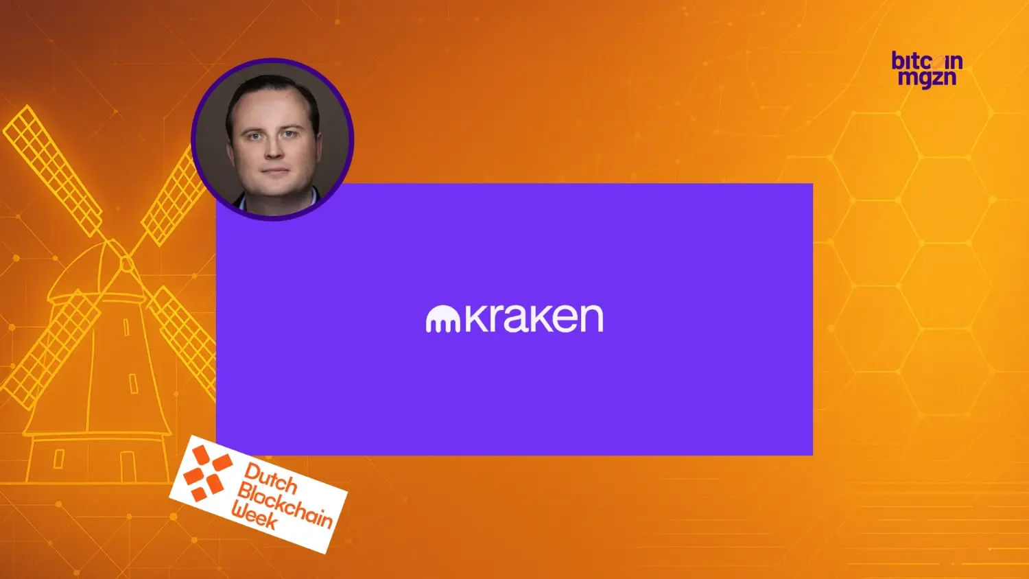 Brian Gahan, europese topman van kraken, spreekt op DBW 2025
