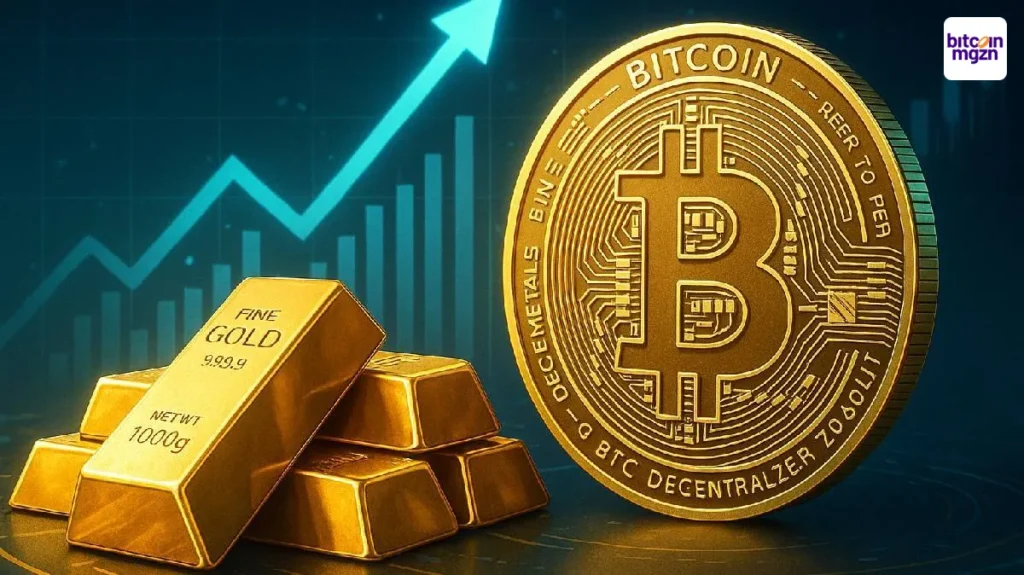Bitcoin stijgt boven goud uit volgens koersverwachting 2025 van JPMorgan