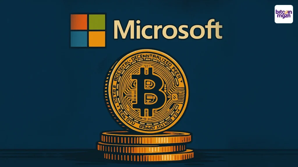 Deze koers moet Bitcoin bereiken om Microsoft in te halen