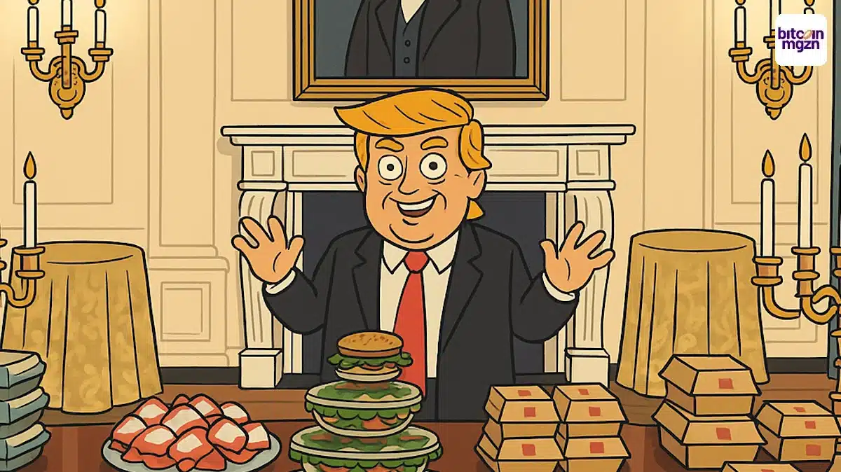 trump crypto diner