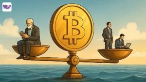 Bitcoin koers blijft hangen door verkoopdruk van vroege beleggers