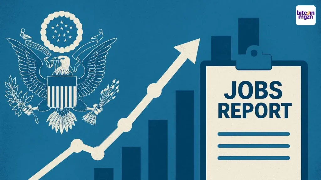 Sterk Amerikaans banenrapport toont economische groei met impact op Bitcoin koers en beleggerssentiment