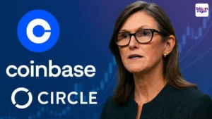Cathie Wood dumpt Coinbase, koopt aandelen Circle