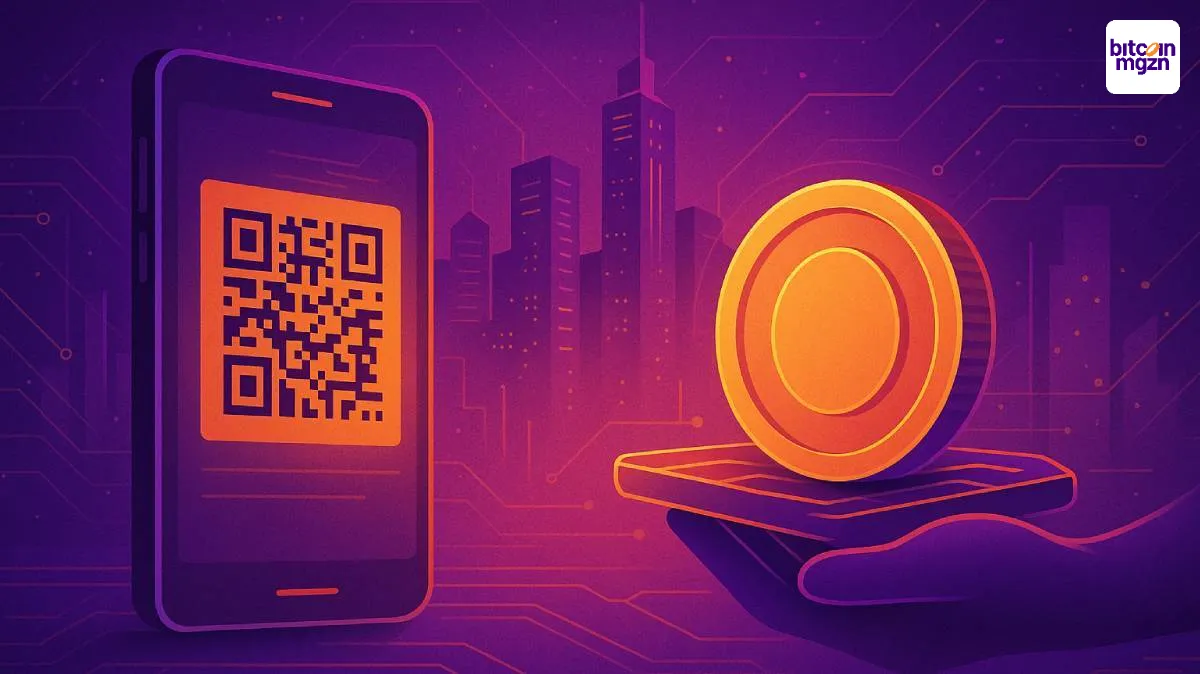 QR-code op smartphone voor offline crypto betalingen via Bybit en AEON in fysieke winkels wereldwijd