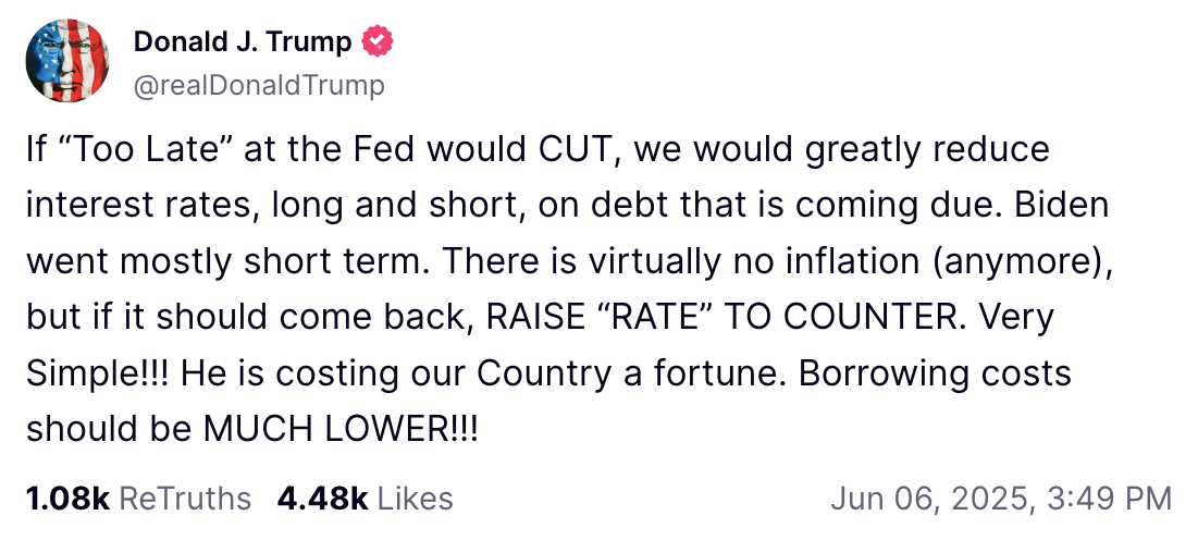 Source: Truth Social