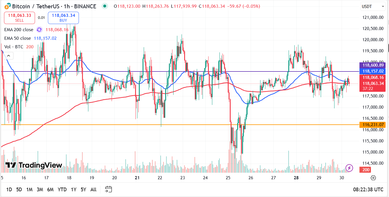 Bitcoin koers vandaag analyse 30-07