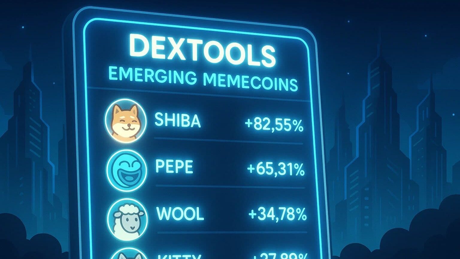 Dextools lanceert revolutionaire memecoins tool – vind trending coins vóór ze exploderen