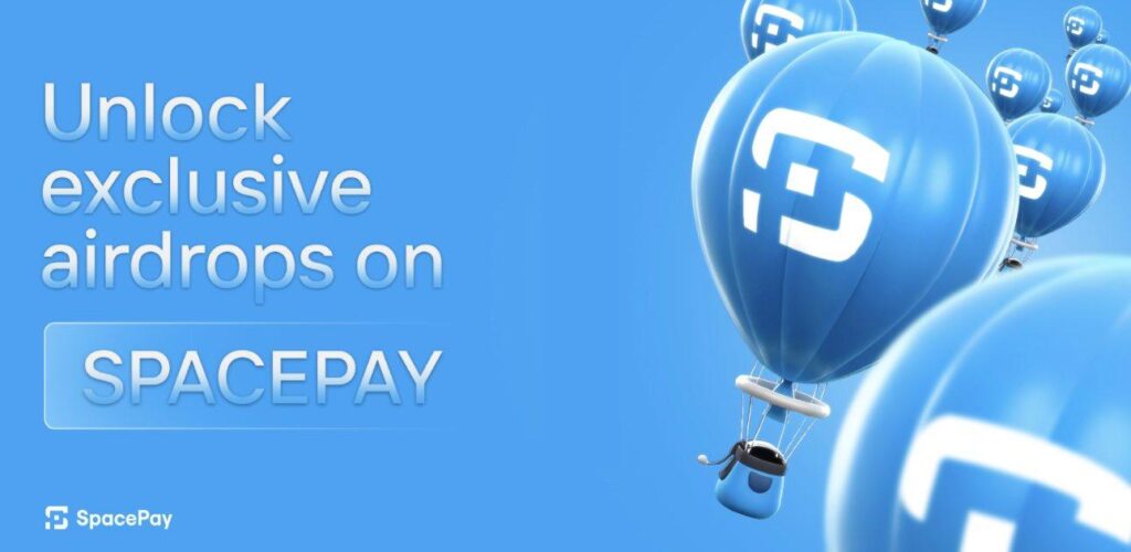 Exclusieve airdrops bij SpacePay