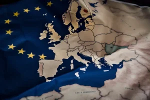 Digitale euro en wereldkaart